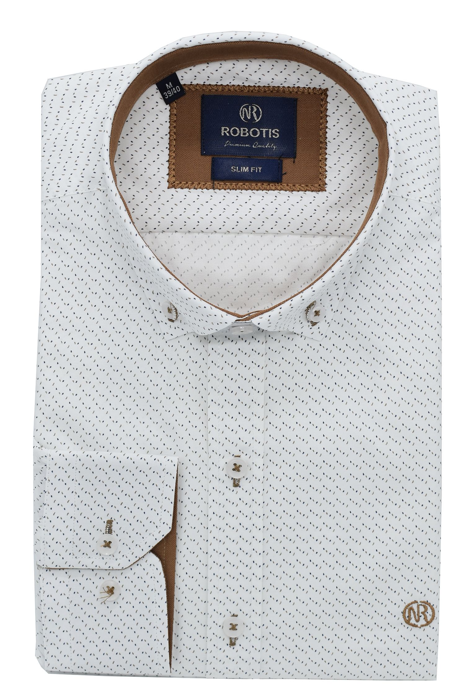 ΠΟΥΚΑΜΙΣΟ PRINT ΛΕΥΚΟ ΤΑΜΠΑ