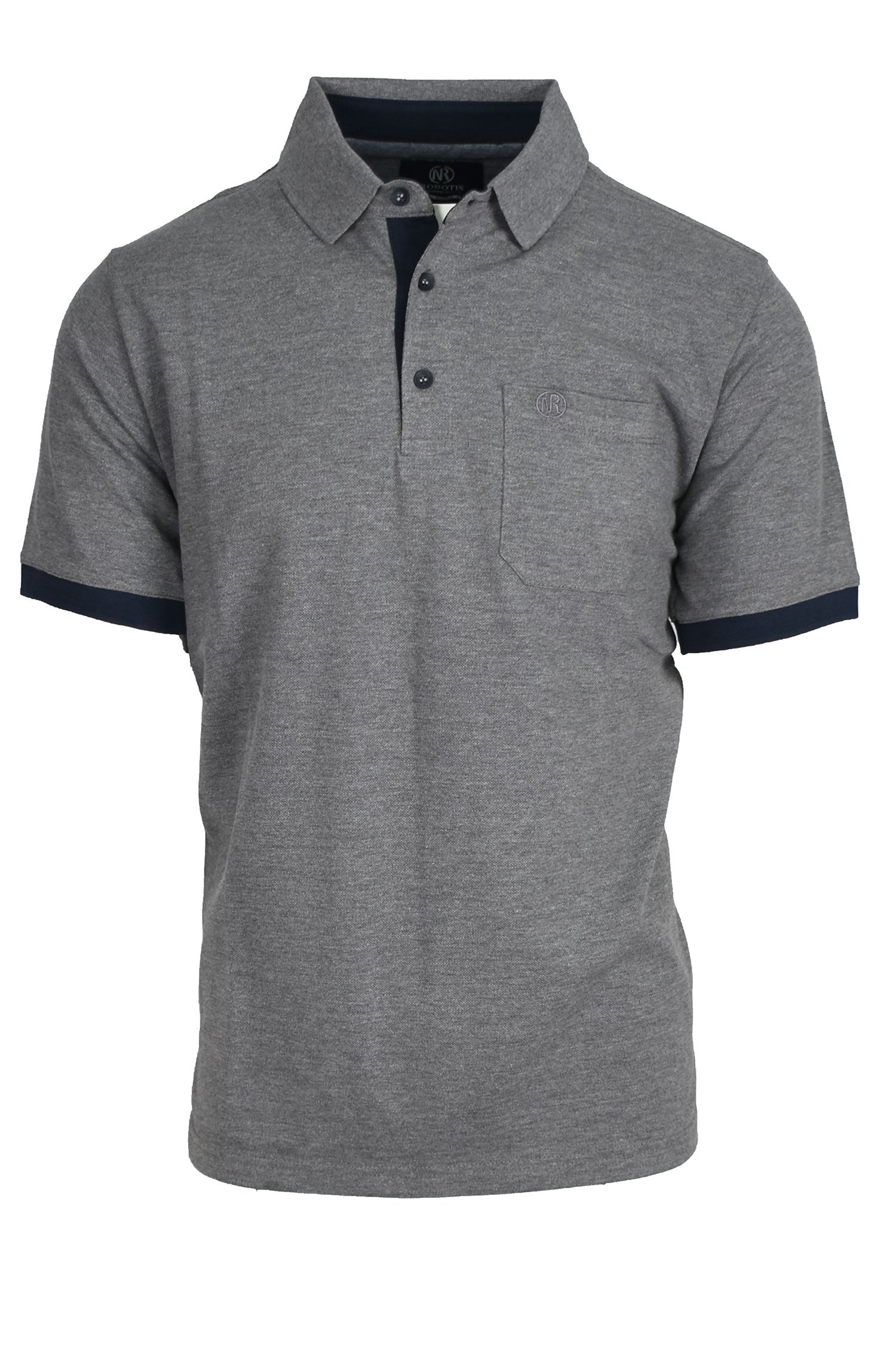 ΜΠΛΟΥΖΑ POLO ΜΕ ΤΣΕΠΗ ΓΚΡΙ